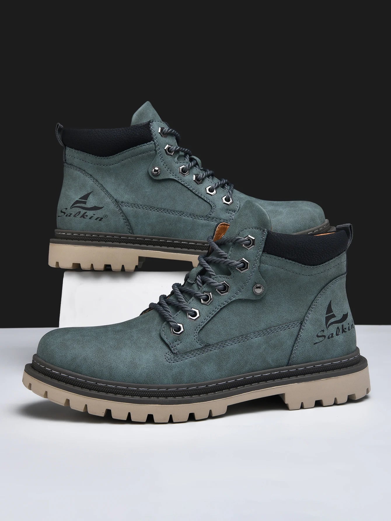 Handmade Men Boots Ankle Winter Leather Shoes Autumn Outdoor Hiking Boots Sneakers Hombres Botas High Top Footwear Anti Slip