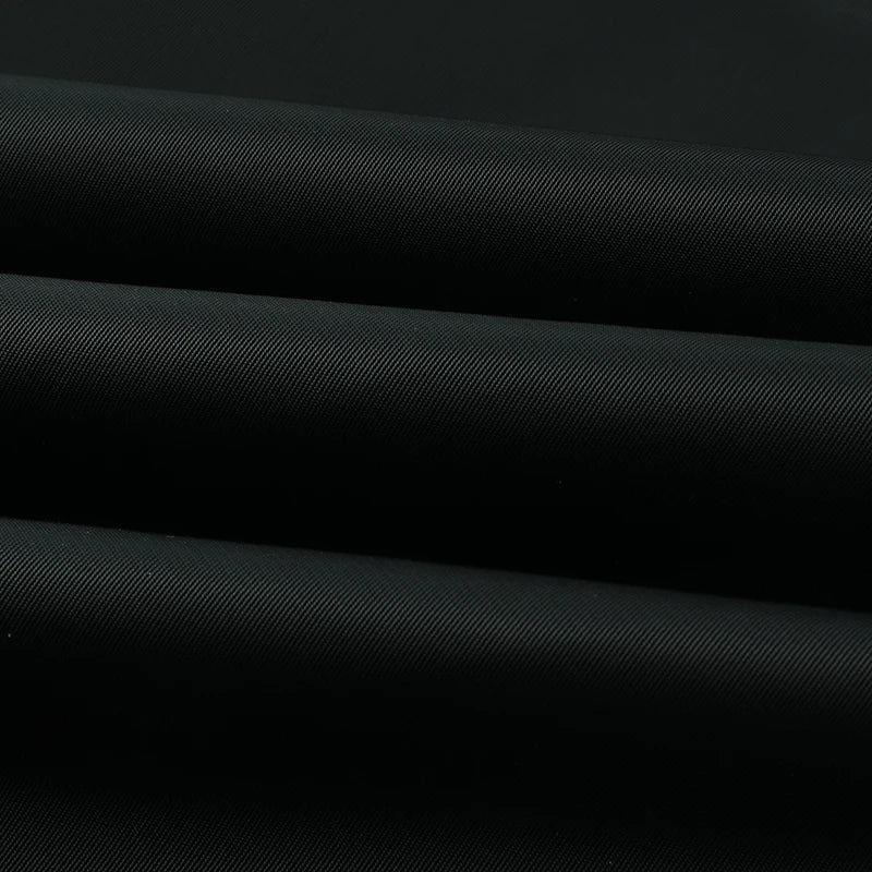 Winter Men's Black Padded Jacket Removable Hood Durable Windproof Fabric Embroidery Decorative Side Pockets Sleeve Zipper