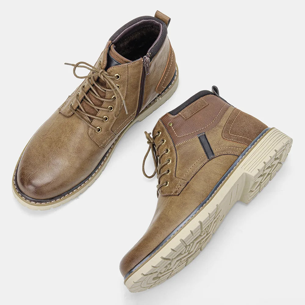 Men's Boots Retro Brushed Ankle Boots Men's Shoes Large Autumn and Winter Men's Boots Walking Shoes Women 2023 Shoes for Men