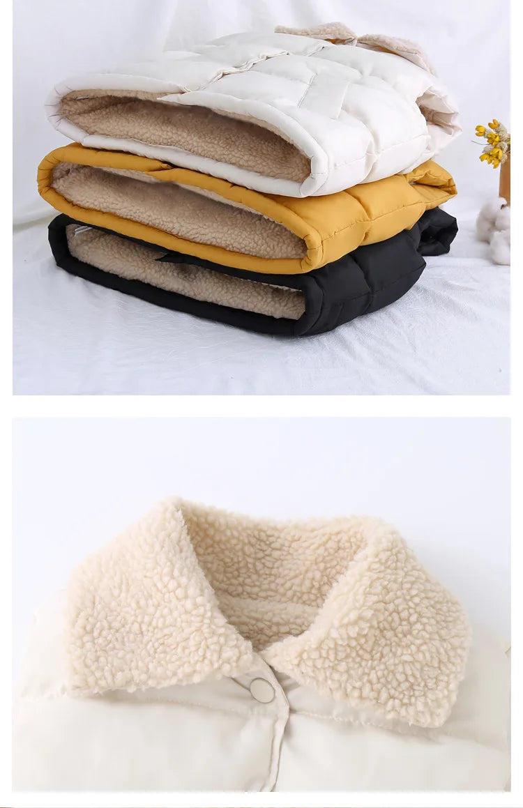 Autumn Winter New Boys Girls Sleeveless Hooded Vest Jacket Cartoon Print Coat Kids Warm Vest Outwear Clothes