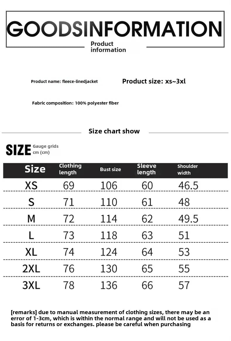 Winter Wool Jacket Men's Mountaineering Double-layer Thick Pocket Jacket Outdoor High Neck Windproof Skiing Sweatshirt Jacket Me