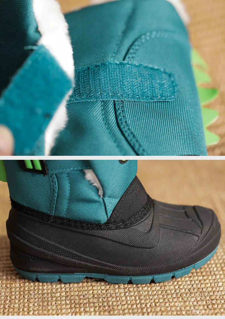 Girls Unicorn Snow Boots Waterproof Slip Resistant Cold Weather Shoes Brand Boy Girls Rubber Boots for Kids Fashion Sneakers