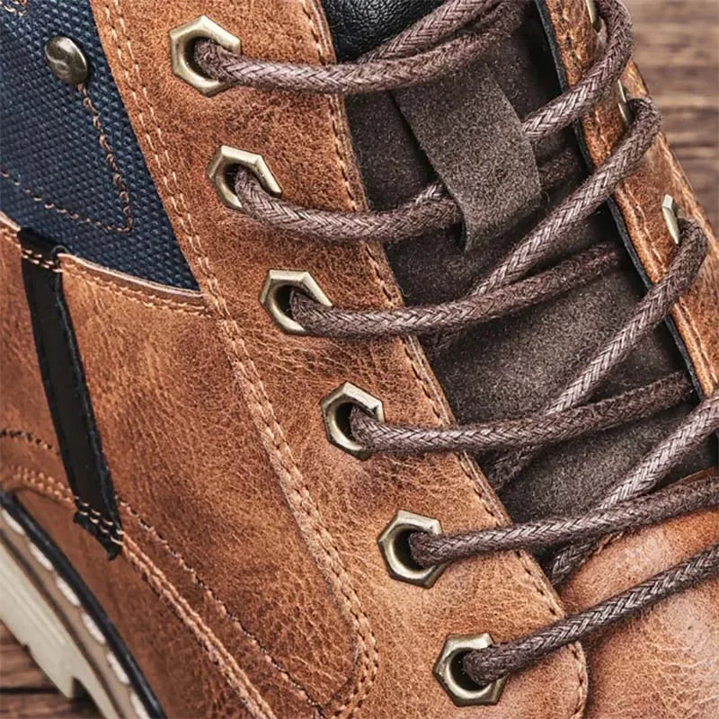 Pop2024 New Men's Winter Shoes Warm Comfortable Non-Slip Men Winter Boots #KD5251