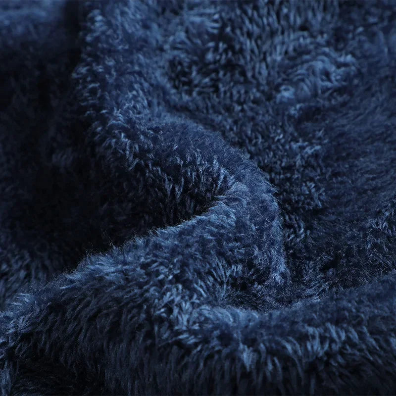 Winter Thicken Polar Fleece Jacket Warmth Windproof Full Zip Up Coat Multiple Zipper Pockets Outdoors Plus Size Jackets Outwear