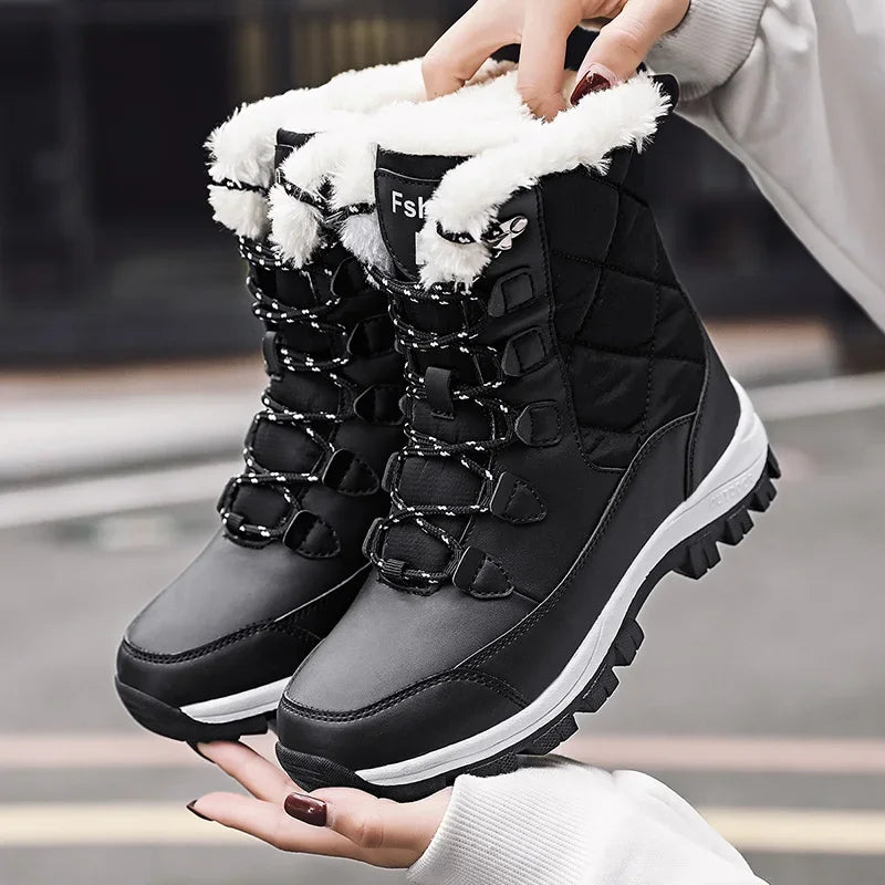 Outdoor Snow Boots for Women New Arrival Women's Fashion Sports Cotton Shoes New Winter White Platform Footwear Zapatos De Mujer