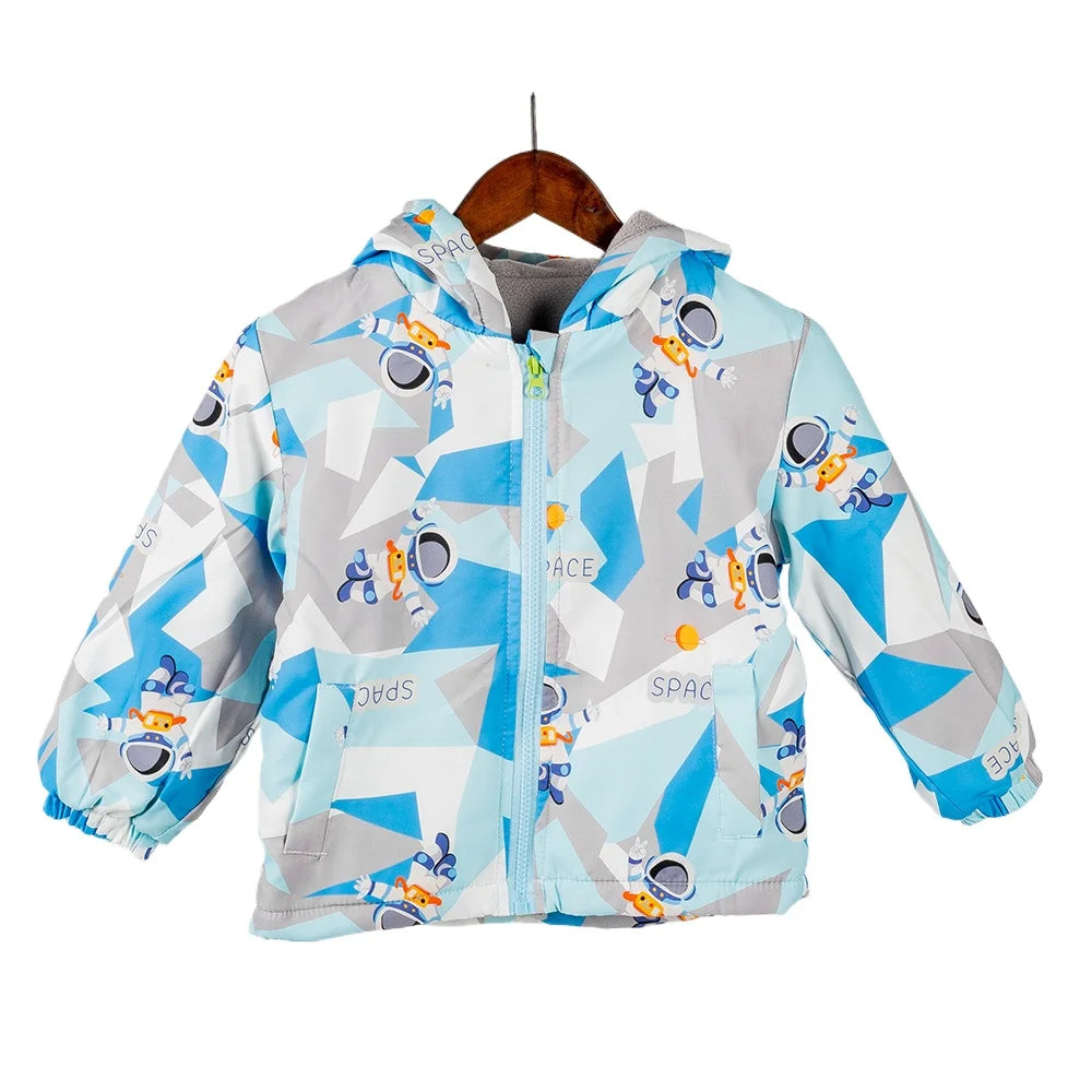 Winter Boys Outdoor Jacket Fashion Children Waterproof Jackets Kids Warm Clothes Autumn Boy's Windbreaker Hooded Outerwear Coat