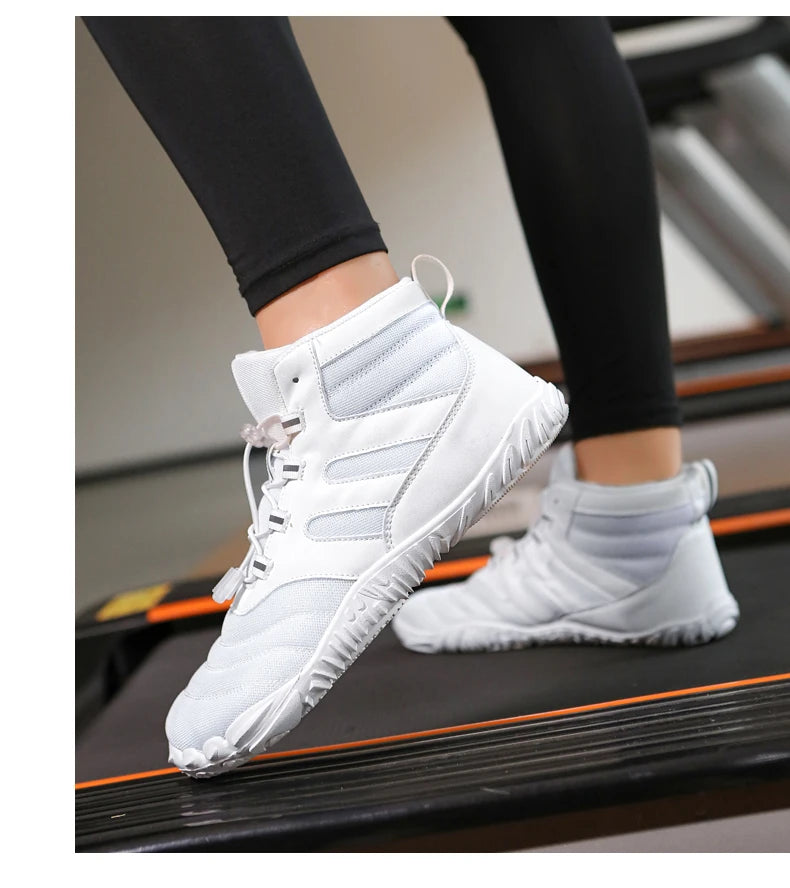 Winter Boots for Men Women Snow BareFoot Outdoor Non-slip Warm Fur Sneakers Ankle Boots waterproof mountaineering Hiking Shoes