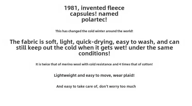 Winter Wool Jacket Men's Mountaineering Double-layer Thick Pocket Jacket Outdoor High Neck Windproof Skiing Sweatshirt Jacket Me