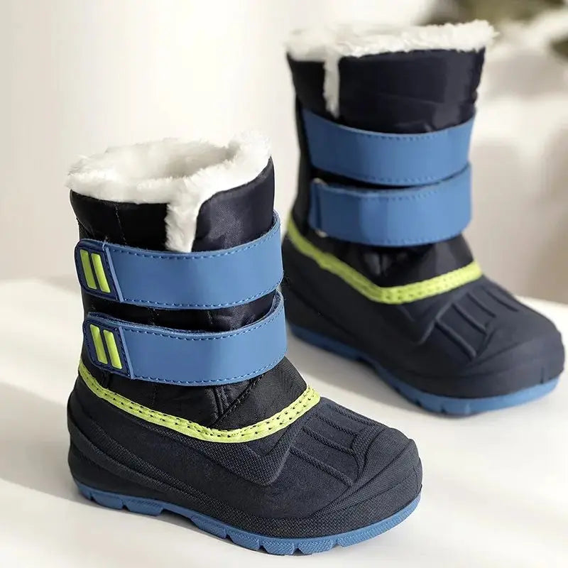 Girls Unicorn Snow Boots Waterproof Slip Resistant Cold Weather Shoes Brand Boy Girls Rubber Boots for Kids Fashion Sneakers