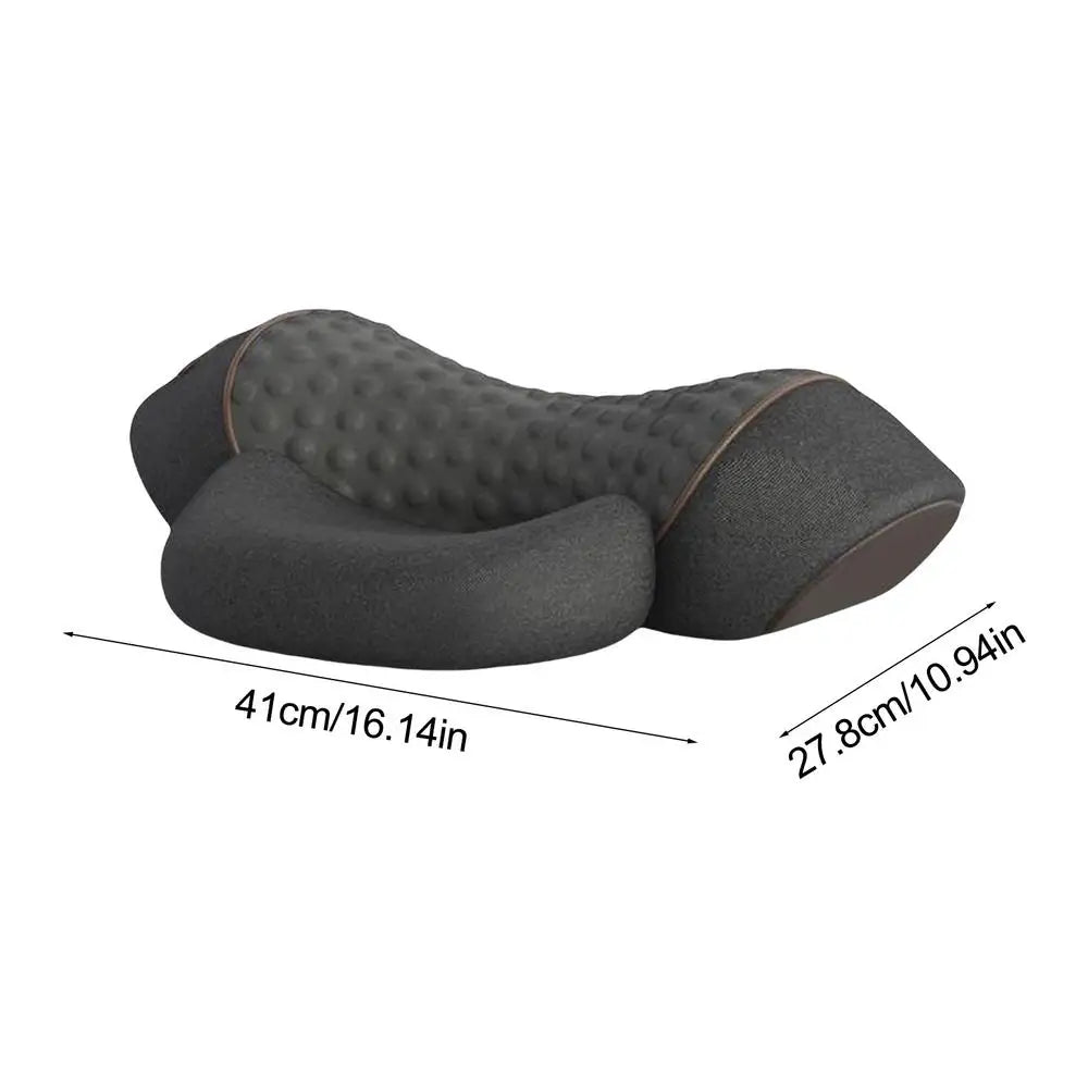 Fisiorest 3in1 Neck Massager Heat Neck Massager For Deep Tissue Pain Relief Improves Blood Circulation Shoulder Massager Pillow