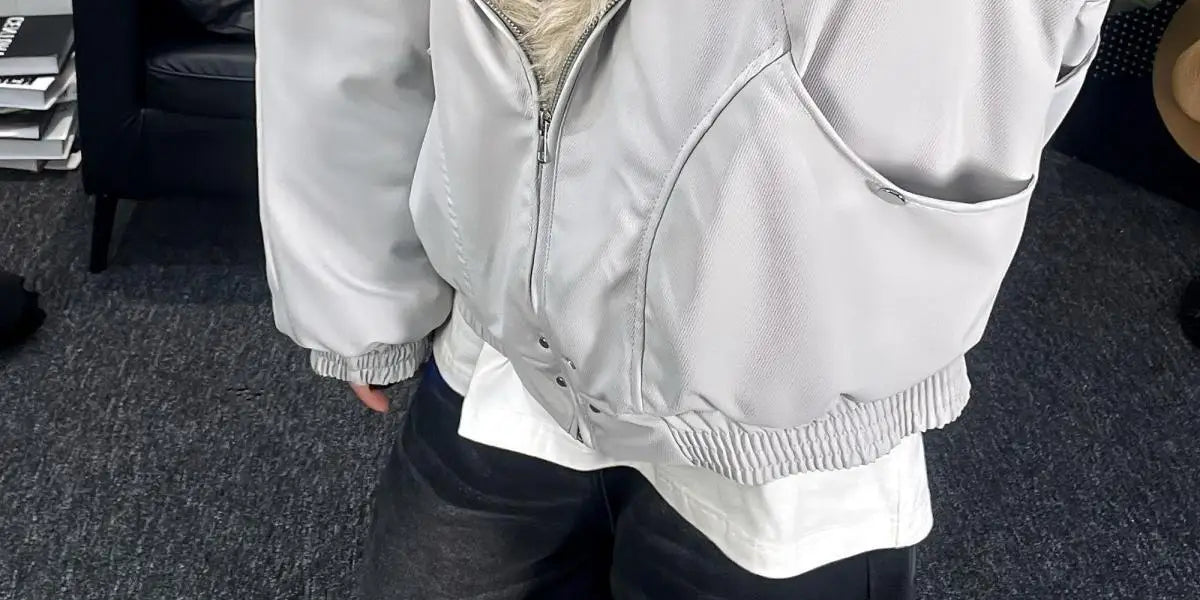 Winter Warm Jacket 2025 New High Street Fur Collar Hooded Women's American High-end Sense Versatile Korean Version Coat Trend