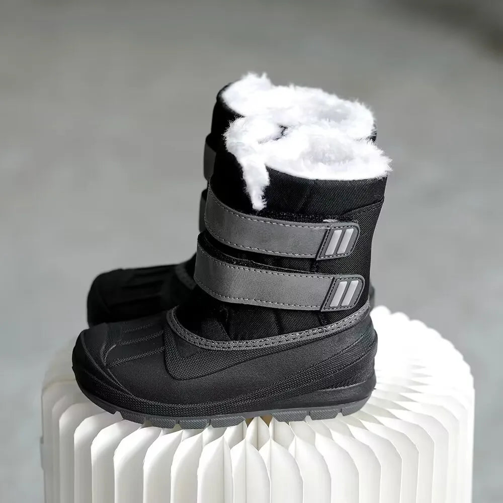 Girls Unicorn Snow Boots Waterproof Slip Resistant Cold Weather Shoes Brand Boy Girls Rubber Boots for Kids Fashion Sneakers