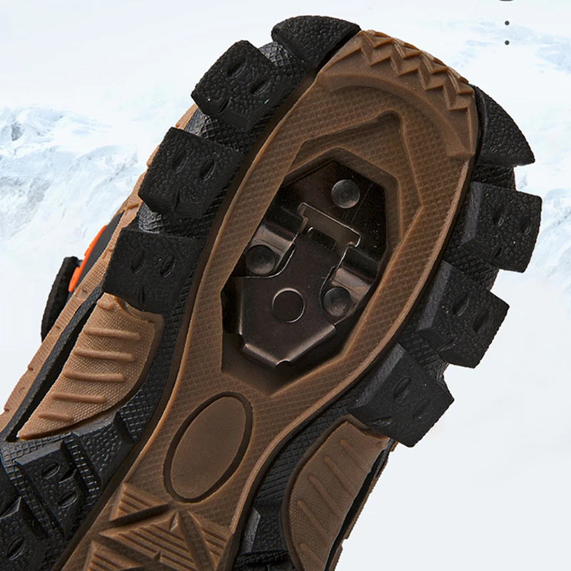 Waterproof Winter Snow Boots for Boys Non-Slip Warm Ankle Shoes Kids Outdoor Trekking Hiking Sneakers Children's Fashion Boots