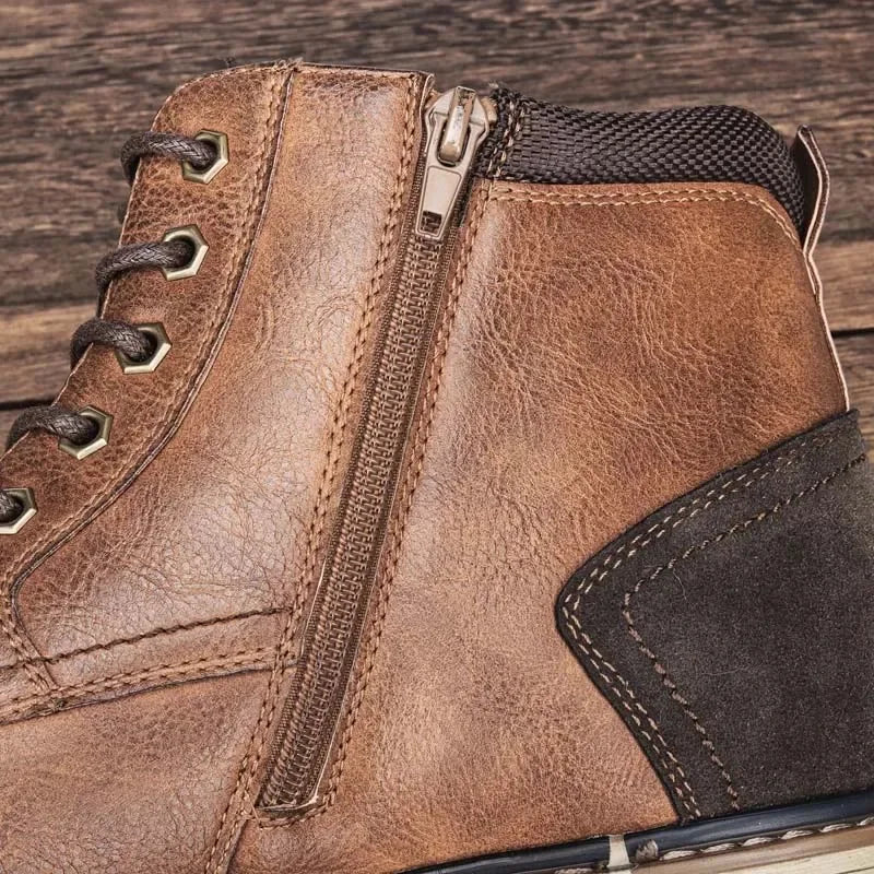 Pop2024 New Men's Winter Shoes Warm Comfortable Non-Slip Men Winter Boots #KD5251