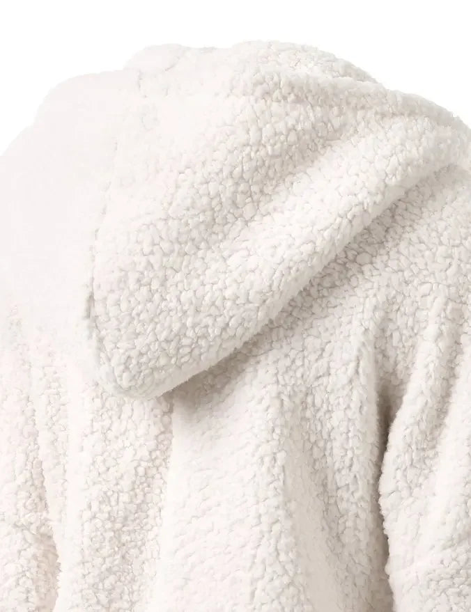 Autumn Winter Warm Jacket Women Hoodie Hooded 2025 Casual Female Hoodies Sweatershirt Zipper Coat Solid Soft Fleece Women Coat