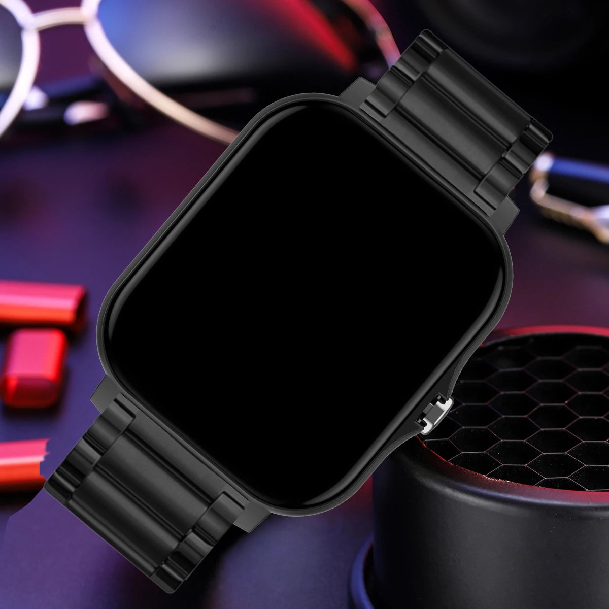 Smart Watch 2.01‘’ Full Touch Amoled BT Call Sport Waterproof Watches Heart Rate Blood Pressure SmartWatch for Men Women