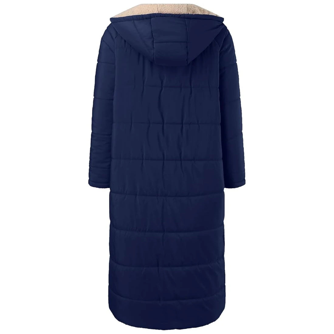 Fashion Casual Women's Winter Warm Coat Jacket Women's Fleece Jacket Wool Long Hooded Outerwear