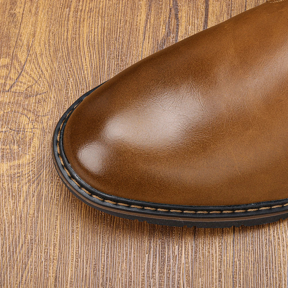 Men Winter Boots Vintage Ankle Warm Men's Winter Shoes #DM5277