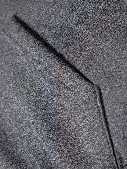 Men's Zip-Up Fleece-Lined Winter Hoodie