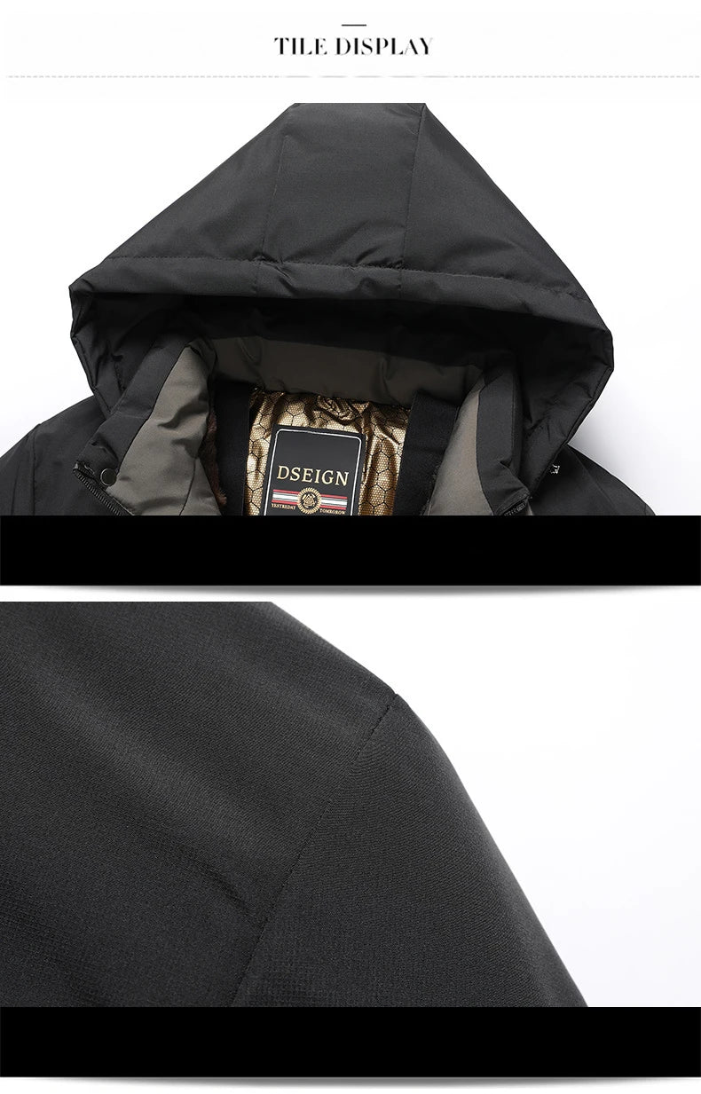 Winter Thermal Warm Fleece Jackets for Men Parka Men Climbing Thicken Jacket Outdoor Windbreak Men's Winter Coats Removable Hood