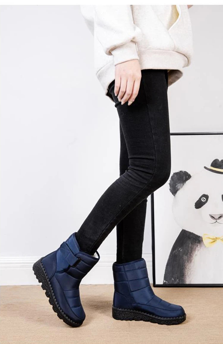 Snow Boots Woman 2025 Trend Ladies Shoes Waterproof Woman Shoes Lightweight Ankle Boots New Winter Girls Boots Botas Mujer