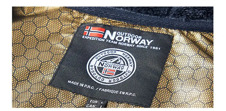 Men's Winter Fleece Jacket British Street Thickened Polar Fleece Hooded Jacket Casual Plus Size Cold-proof Warm Pocket Coat