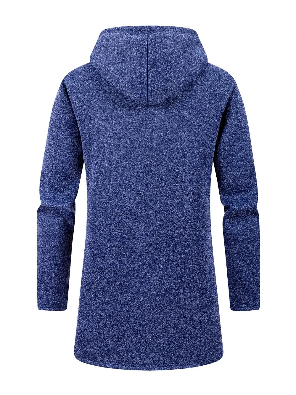 Winter Men's Thickened Hoodies Jacket Outdoor Warm Zipper Long Sleeve Sweatshirts Cardigan Streetwear Solid Color Tops Overcoat