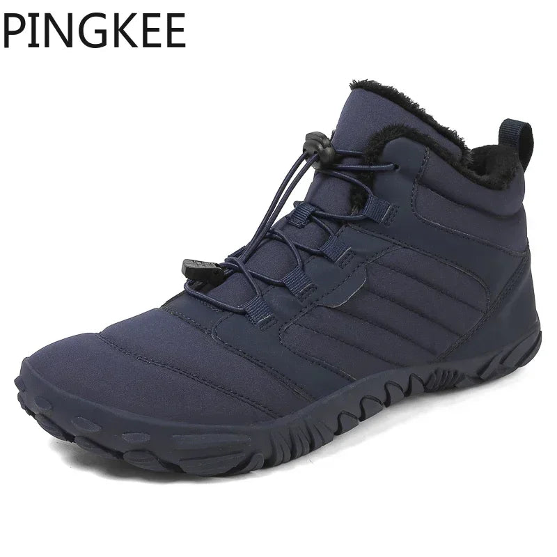 PINGKEE VENOCON Wide ToeBox Barefoot Shoes Men Women Athletic Minimalist Winter Snow Thermal Feet Boots Sneakers Footwear Man