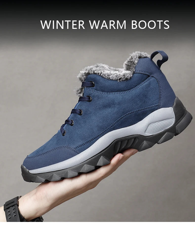 Men Snow Boots Winter Outdoor Walking Shoes light Sneakers for Men Winter Shoes Botines Tenis Mens Hiking Ankle Boots Footwear