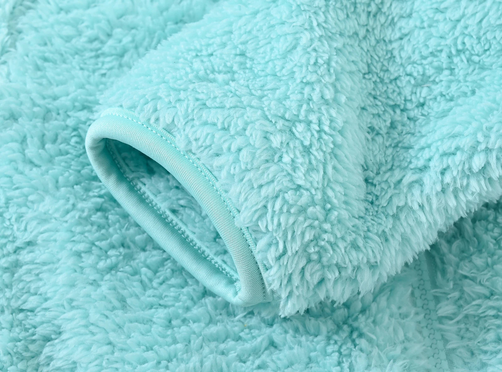 Girls woolen hooded coat solid color zipper coat children's winter clothes