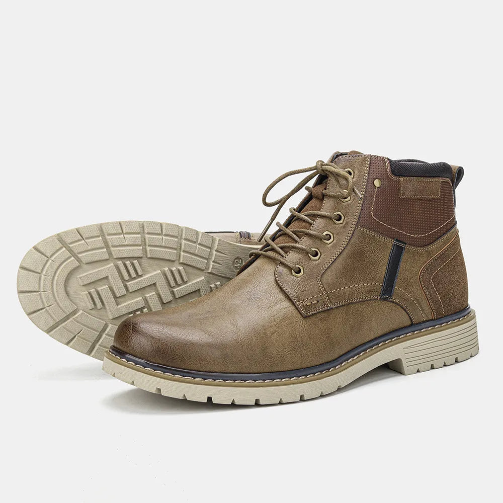 Men's Boots Retro Brushed Ankle Boots Men's Shoes Large Autumn and Winter Men's Boots Walking Shoes Women 2023 Shoes for Men