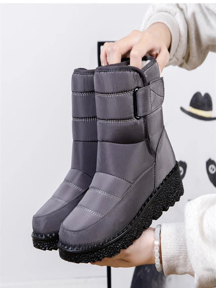 Snow Boots Woman 2025 Trend Ladies Shoes Waterproof Woman Shoes Lightweight Ankle Boots New Winter Girls Boots Botas Mujer