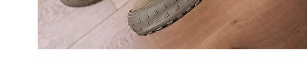 Winter Suede Snow Boots, Velvet Anti-slip Outdoor Shoes, Fashionable Warm Shoes, Casual and Comfortable Men's Shoes,Casual Shoes