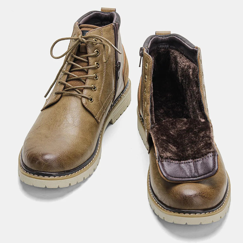 Men's Boots Retro Brushed Ankle Boots Men's Shoes Large Autumn and Winter Men's Boots Walking Shoes Women 2023 Shoes for Men