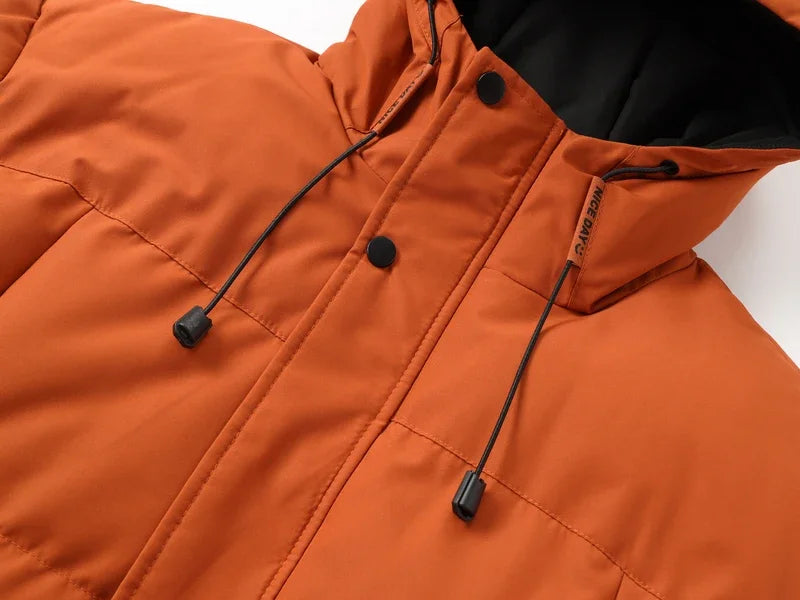 Winter Sports Down Jacket Mens Comfortable Couple Fashionable Womens Lightweight Outdoor Solid Color Waterproof Leisure Fashion