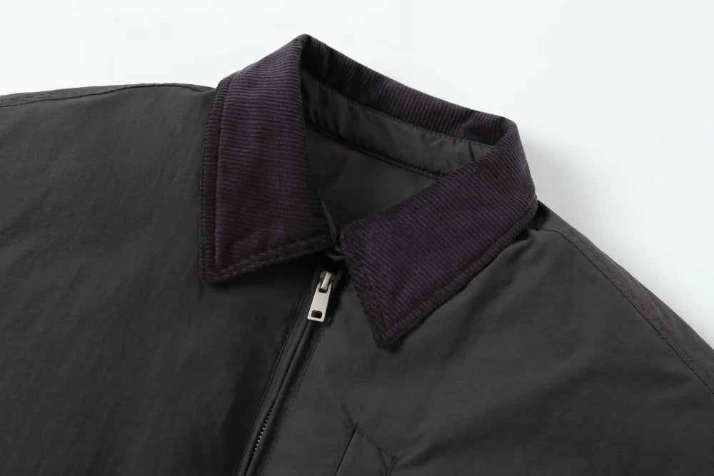 Women's Winter Down Padded Jacket Lapel Black Fashion Coat Winter Women Gray Women's Simple Solid Gray Winter Oversize Jacket