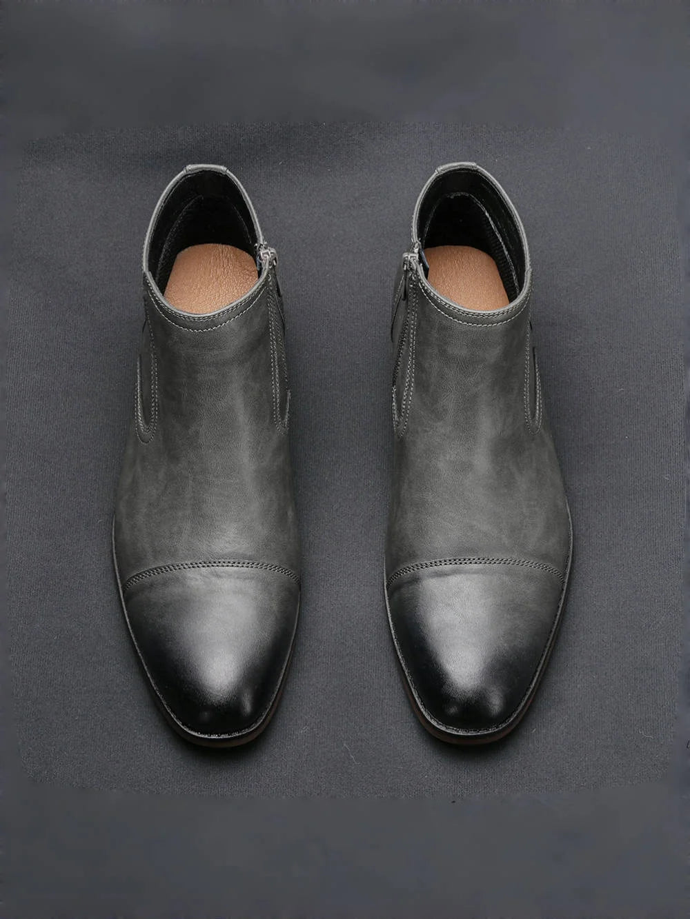 Boots Men Comfortable Fashion 2025 Brand Boots Leather