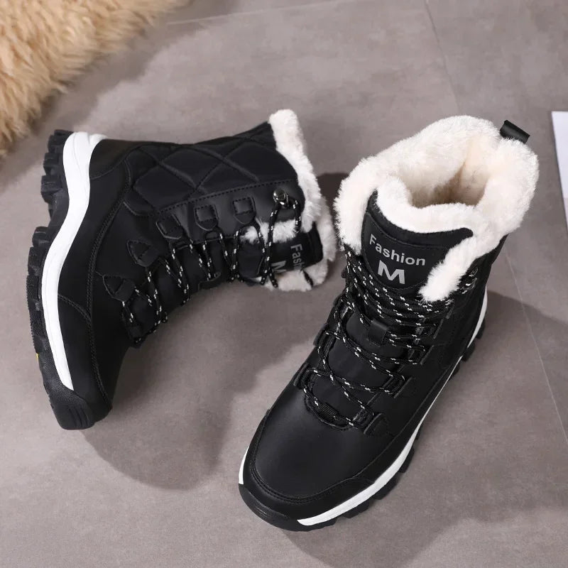 Outdoor Snow Boots for Women New Arrival Women's Fashion Sports Cotton Shoes New Winter White Platform Footwear Zapatos De Mujer