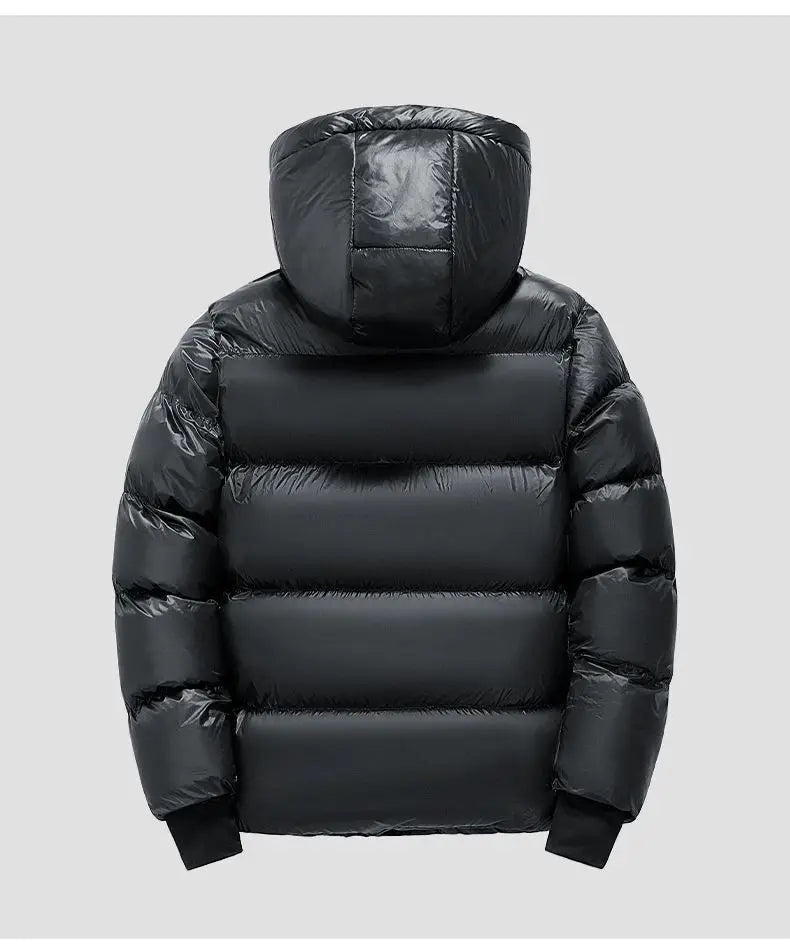 Winter jacket for Boys Girls Down Jacket Black Thickened Zipper Hooded Coat Big Childrens Kids Jacket