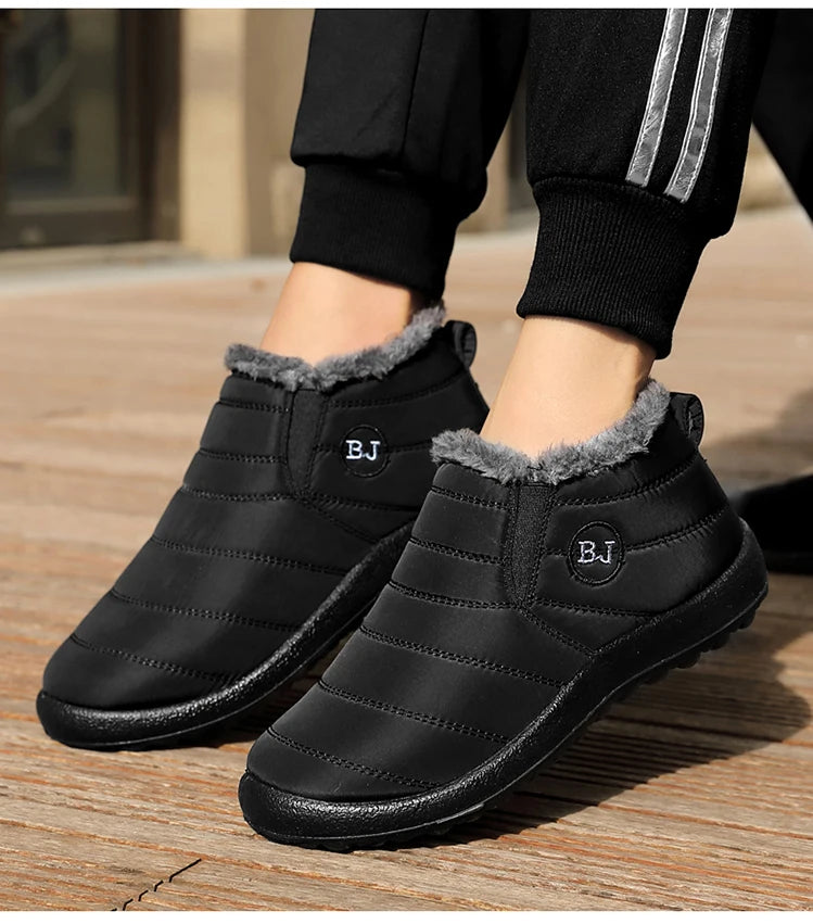 Men Sneakers Keep Warm Winter Sneakers For Couple Winter Shoes Men Casual Sneaker Chaussure Hommes Lightweight Fur Shoes Loafers