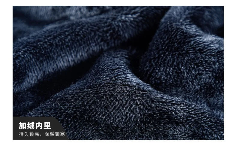 Winter New Fashion Trend Retro Sports Thick Warm Lamb Wool Jacket Men's Casual Loose Comfortable High-Quality Plus Size Jacket