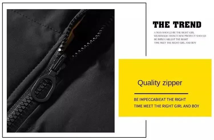 Men Autumn Winter Cotton Jacket Warm Comfortable Padded Thickened Down Jacket 2025 New Double-Sided Clothes Removable Cap M-6XL