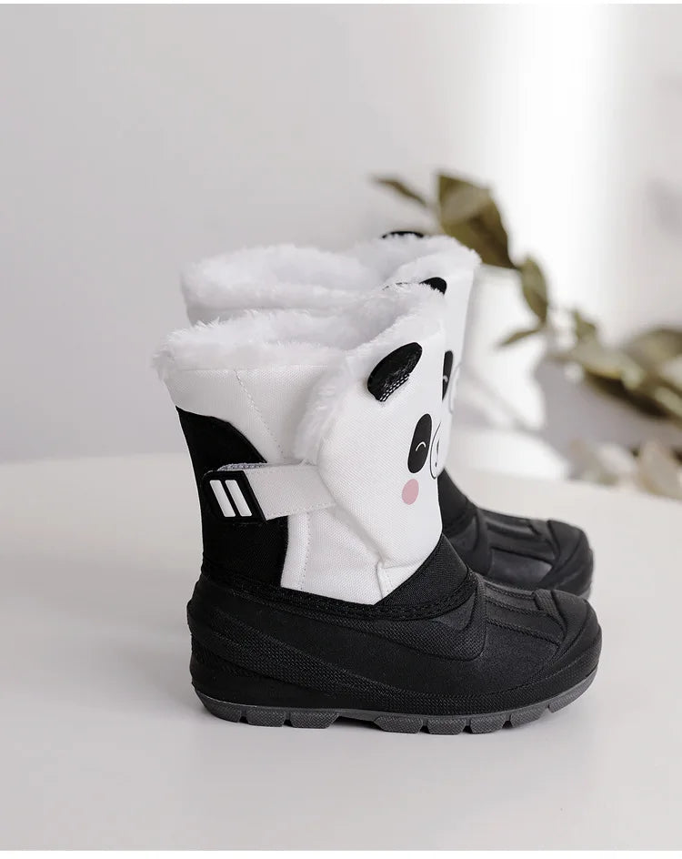 Girls Unicorn Snow Boots Waterproof Slip Resistant Cold Weather Shoes Brand Boy Girls Rubber Boots for Kids Fashion Sneakers