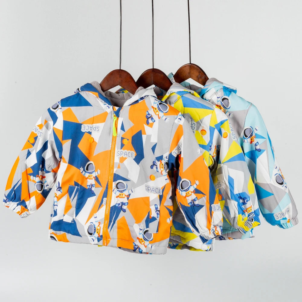 Winter Boys Outdoor Jacket Fashion Children Waterproof Jackets Kids Warm Clothes Autumn Boy's Windbreaker Hooded Outerwear Coat