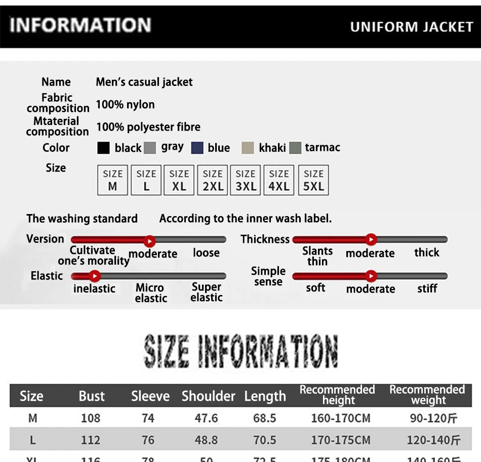 2024 Winter Jacket Fashion Coat Hoodies Camping Hiking Jacket Men's Casual Waterproof Jacket Windbreaker Men Outerwear