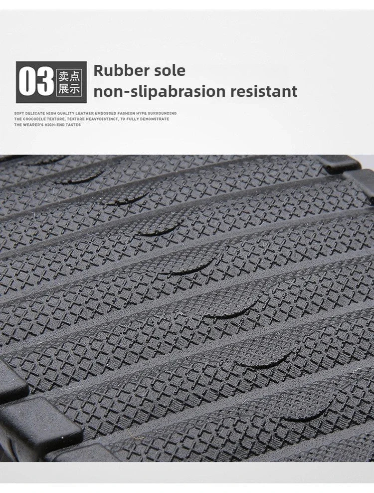 Winter men's boots are warm waterproof non slip thick walking boots, and oversized work shoes for men aged 38-48 platform boots