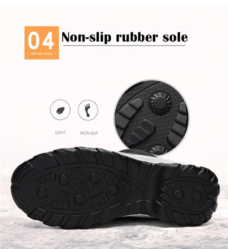 Winter Shoes Waterproof Boots Women Snow Boots Plush Warm Ankle Boots For Women Female Winter Shoes Booties Botas Mujer
