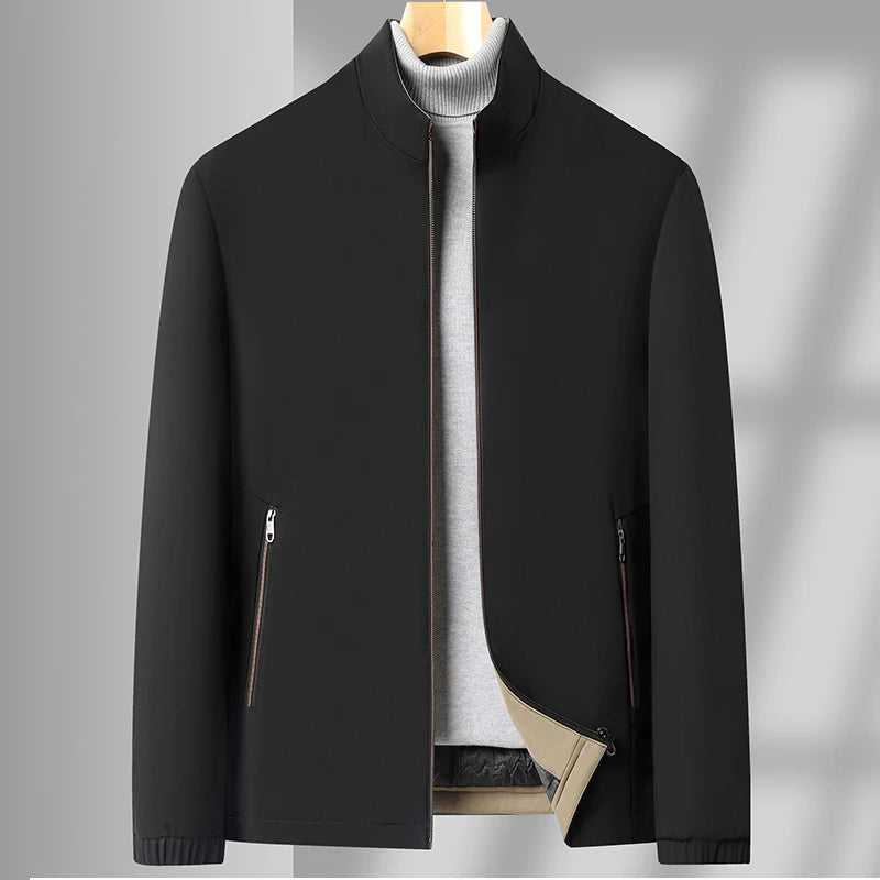 Winter Jacket Men Business Parkas Thick Warm Jackets Stand Collar Autumn Outerwear Coat Fashion Casual Formal Puffer Jacket
