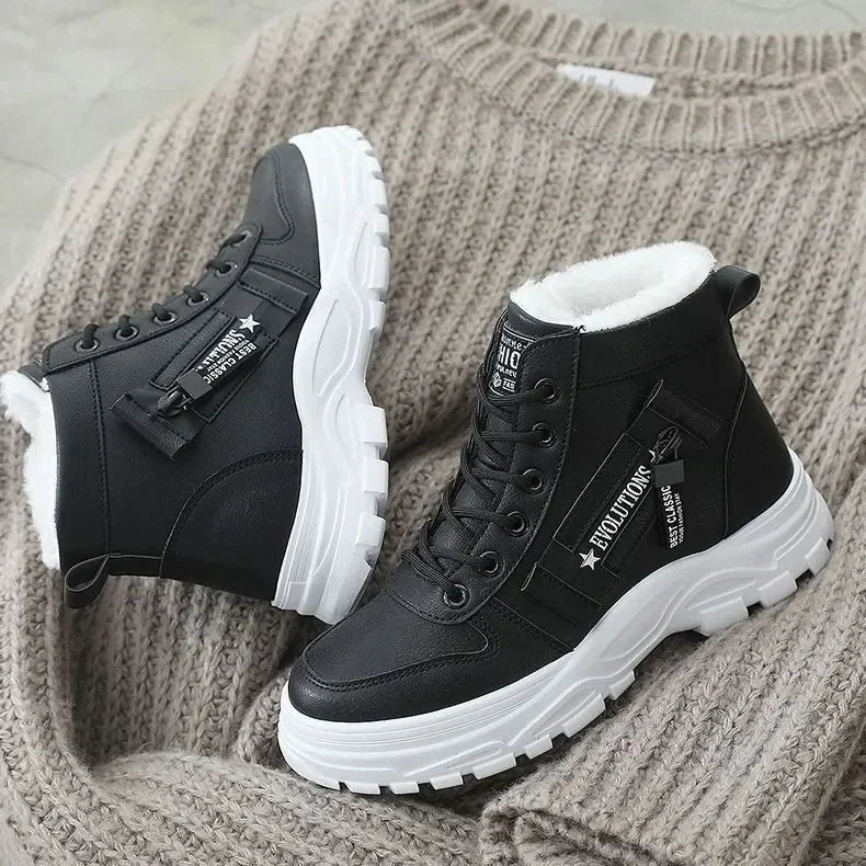 Winter Snow Boots for Women Casual High-top Shoes Warm Womens Sneakers Platform Ankle Boots