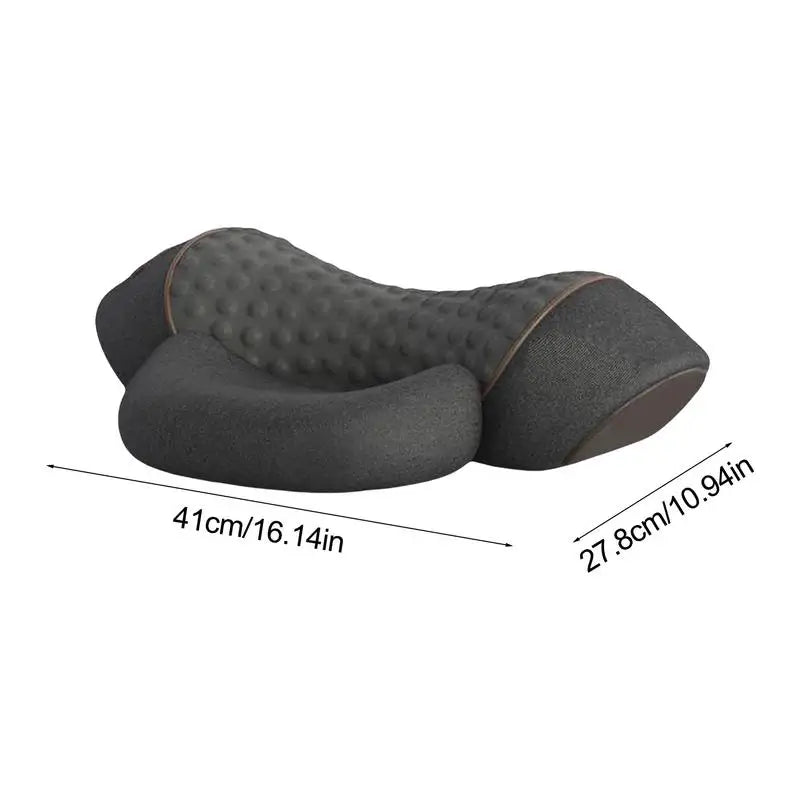 Fisiorest 3in1 Neck Massager Heat Neck Massager For Deep Tissue Pain Relief Improves Blood Circulation Shoulder Massager Pillow